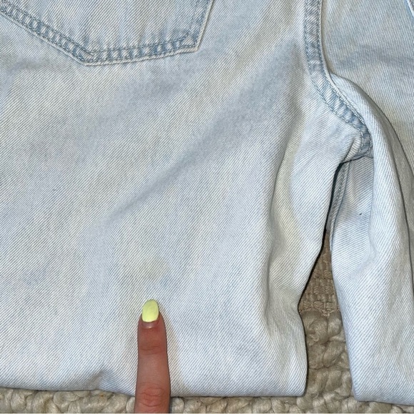 WeWoreWhat Baggy Straight Leg Distressed Jeans - Picture 9 of 9